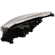 Passenger Side Halogen Headlight, With bulb(s), OE Replacement, CAPA Certified