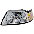 Driver Side Headlight, without Bulb, Halogen, Clear Lens