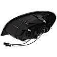2008-2017 Freightliner Cascadia - Passenger Side Headlight, with Bulb, LED, Black Interior, without Daytime Running Light