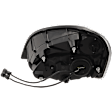 2008-2017 Freightliner Cascadia - Passenger Side Headlight, with Bulb, LED, Black Interior, without Daytime Running Light