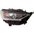Passenger Side Headlight, with Bulb, Halogen, Clear Lens, CAPA Certified