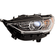 2017-2020 Ford Fusion - Driver Side Headlight, with Bulb, Halogen, Clear Lens, CAPA Certified