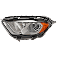 Driver Side Headlight, with Bulb, Halogen, Clear Lens, CAPA Certified
