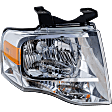Passenger Side Headlight, with Bulb, Halogen, Clear Lens, 8 Cyl., 5.4L Engine