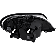 Driver and Passenger Side Headlights, without Bulbs, Halogen, Black Interior