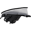 Driver and Passenger Side Headlights, without Bulbs, Halogen, Black Interior