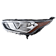 Driver Side Halogen Headlight, With bulb(s), OE Replacement, CAPA Certified