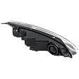 Driver Side Projector Halogen Headlight, With bulb(s), OE Replacement, CAPA Certified