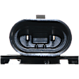 Front, Passenger Side Fog Light, With bulb(s), LED, CAPA CERTIFIED