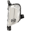 Front, Driver Side Fog Light, With bulb(s), LED, CAPA CERTIFIED