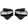 Front, Driver and Passenger Side Fog Light, With Bulb, Halogen