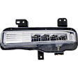 Front, Driver Side LED Fog Light, with Bulb, CAPA CERTIFIED