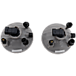 Front, Driver and Passenger Side Fog Light, With Bulb, Halogen