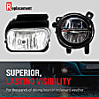 2007 Ford F-550 Super Duty - Front, Driver and Passenger Side Halogen Fog Light, With bulb(s), OE Replacement