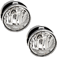 Front, Driver and Passenger Side Fog Light, With Bulb(s), Halogen