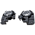 Driver and Passenger Side Fog Lights, with Bulbs, Halogen, with Fog Light Bezel