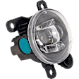 Front, Passenger Side LED Fog Light, With bulb(s), CAPA Certified