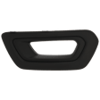 Front, Driver Side Fog Light Cover, Black