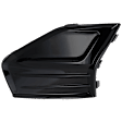 Front, Driver Side Fog Light Cover, Black