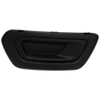 Front, Passenger Side Fog Light Cover, Black