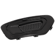 Front, Passenger Side Fog Light Cover, Black