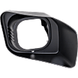 Front, Passenger Side Fog Light Trim, Textured Black