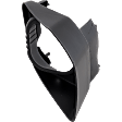 Front, Passenger Side Fog Light Trim, Textured Black