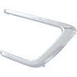 Driver Side Fog Light Trim, Chrome