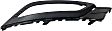 Front, Passenger Side Fog Light Trim, Textured Black, Except Sport Model