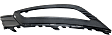 Front, Driver Side Fog Light Trim, Textured Black, Except Sport Model