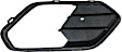 Driver Side Fog Light Trim, Black