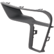 Driver Side Fog Light Trim, Black