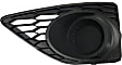 Front, Driver Side Fog Light Cover, Black, S Model