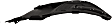 2016-2017 Ford Explorer - Front, Driver Side Fog Light Cover, Textured Black