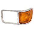 Driver Side, Headlight Bezel, Chrome