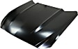 2017 Ford Mustang GT - Factory Style Aluminum Hood, For Models Without Hood Scoop, Primed, CAPA Certified