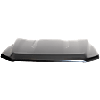 Hood, Aluminum, Black