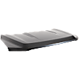 Hood, Aluminum, Black, CAPA CERTIFIED