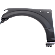 Front, Driver Side Fender, Without Fender Flare Holes