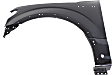 2017 Ford F-150 - Front, Driver Side Fender, Crew Cab Pickup (SuperCrew), For Models With Wheel Opening Molding and Active Park Assist System, Crew Cab Pickup