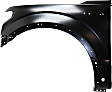 Front, Driver Side Fender, With Fender Flare Holes and Active Park Assist, CAPA CERTIFIED