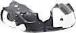  Front, Driver Side Fender Liner, Sport Model, 21 Inch Wheels