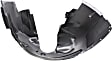  Front, Passenger Side Fender Liner, Except Sport Model