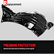 2018-2023 Ford Mustang - Front, Passenger Side, Front Section Fender Liner CAPA Certified