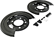 2007 Ford F-250 Super Duty - Brake Dust Shields, w/Left Brake Caliper Toward Rear of Axle