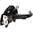Front, Driver Side Steering Knuckle, With Bearing, With Dust Shield