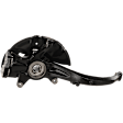 Front, Driver Side Steering Knuckle, With Bearing, With Dust Shield