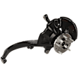 Front, Driver Side Steering Knuckle, With Bearing, With Dust Shield
