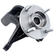 Front, Passenger Side Steering Knuckle, Without Backing Plate, With Bearing, Without Dust Shield