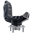 Front, Passenger Side Steering Knuckle, Without Backing Plate, With Bearing, Without Dust Shield